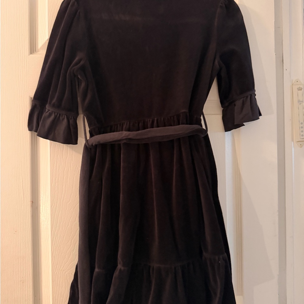 Juicy Couture Black robe with Ruffle Sleeves - Picture 6 of 7